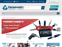 Tablet Screenshot of gesswein.com